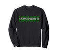 Esperanto 70S Language Text Sweatshirt - Custom Art Print Men Women - T-Shirt, Sweatshirt, Hoodie