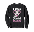 Roller Skating Skate 1970S Sweatshirt - Unique Graphic for Adults - T-Shirt, Sweatshirt, Hoodie