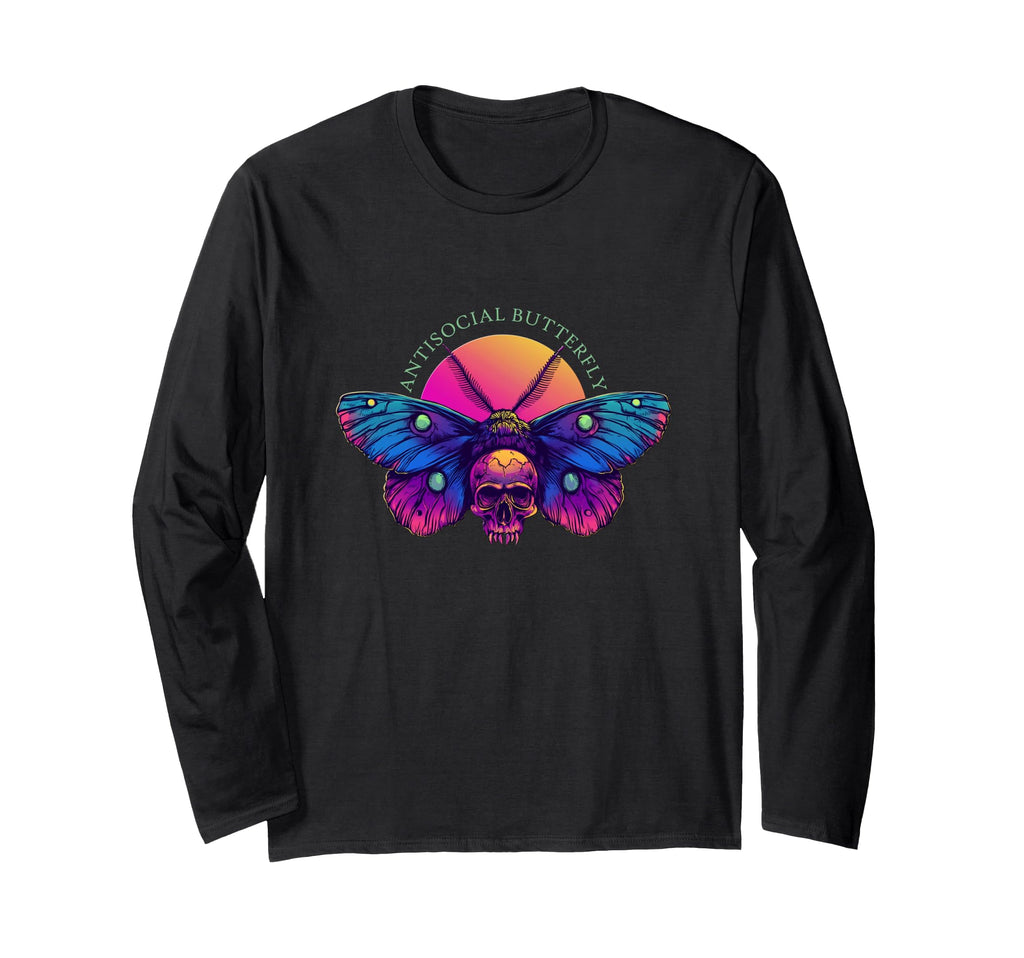 Antisocial Butterfly T-Shirt - Streetwear Style for Adults - T-Shirt, Sweatshirt, Hoodie
