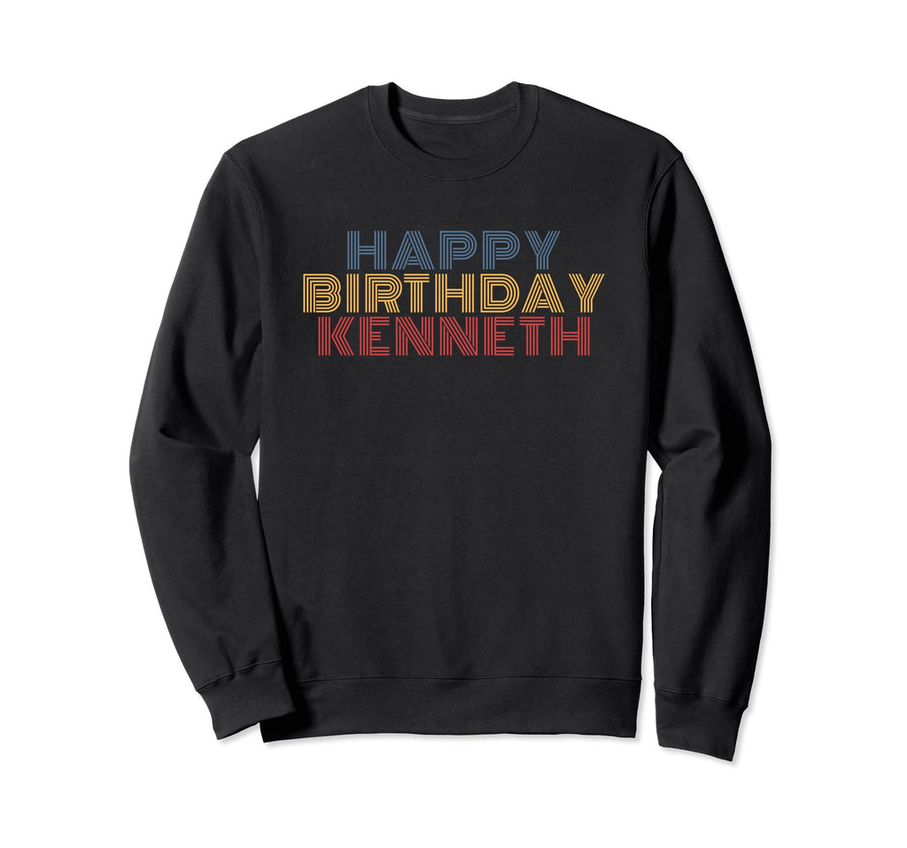 Happy Birthday Kenneth Personalized Sweatshirt - Novelty Apparel Men Women - T-Shirt, Sweatshirt, Hoodie