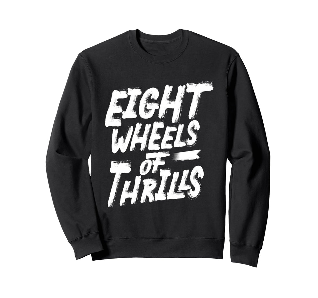 Roller Skating Roller Skates Eight Sweatshirt - Graphic Print Unisex - T-Shirt, Sweatshirt, Hoodie