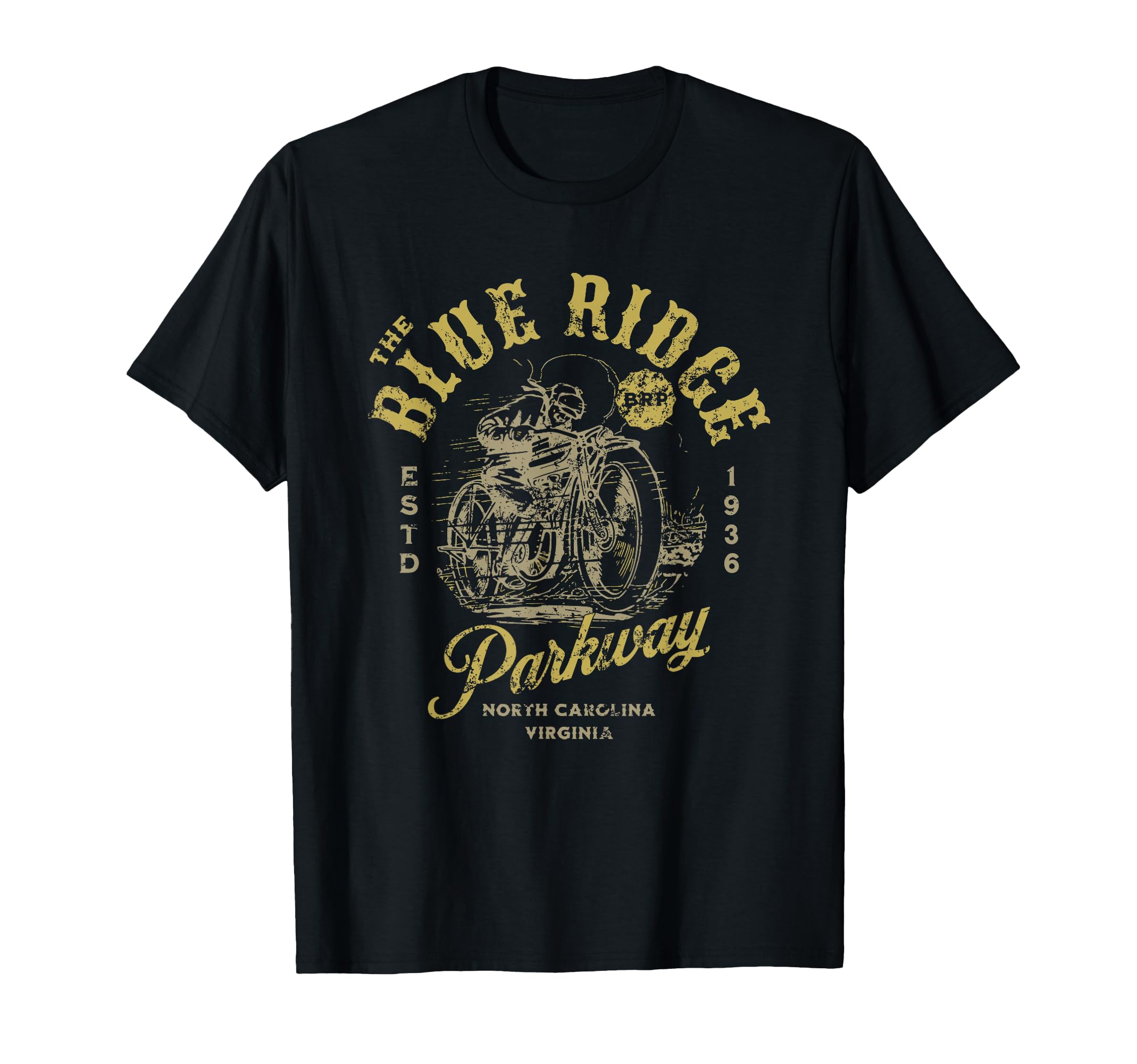 Blue Ridge Parkway Motorcycle T-Shirt - Unique Graphic Men Women - T-Shirt, Sweatshirt, Hoodie
