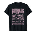 Bonneville Salt Flats Motorcycle T-Shirt - Minimalist Print Men Women - T-Shirt, Sweatshirt, Hoodie
