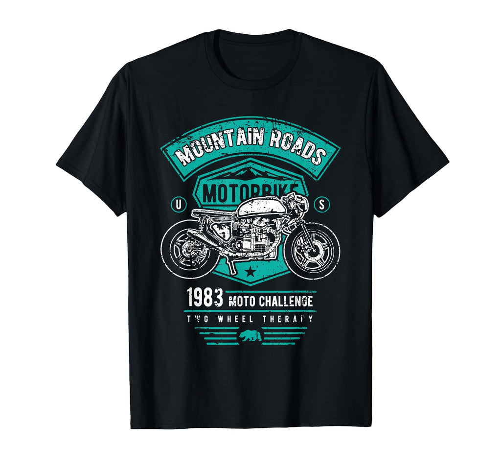 Mountain Roads Motorcycle Challenge T-Shirt - Streetwear Style Men Women - T-Shirt, Sweatshirt, Hoodie