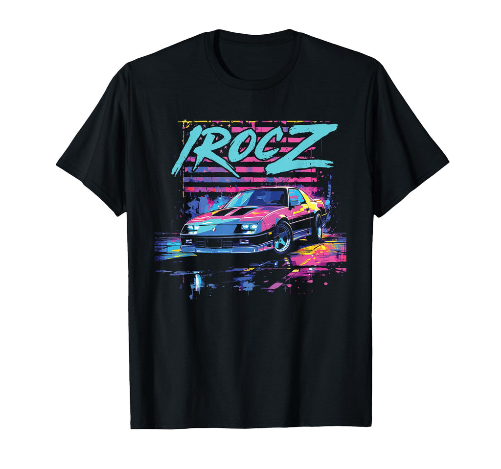 Old School Iroc Z28 Iroc Z Muscle T-Shirt - Custom Art Print for Adults - T-Shirt, Sweatshirt, Hoodie