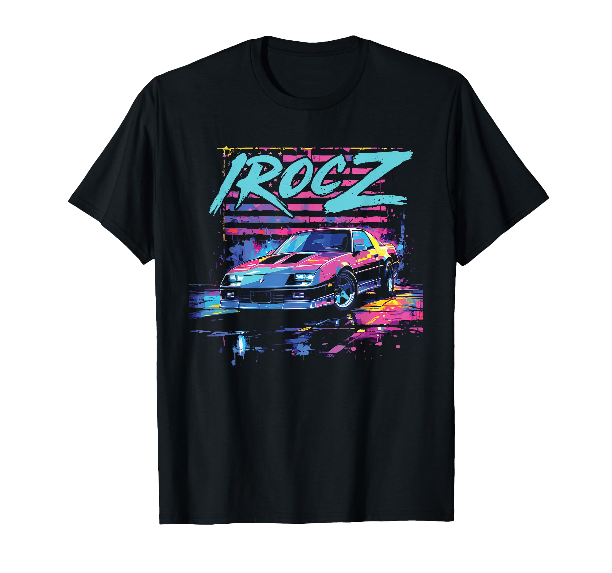 Old School Iroc Z28 Iroc Z Muscle T-Shirt - Custom Art Print for Adults - T-Shirt, Sweatshirt, Hoodie
