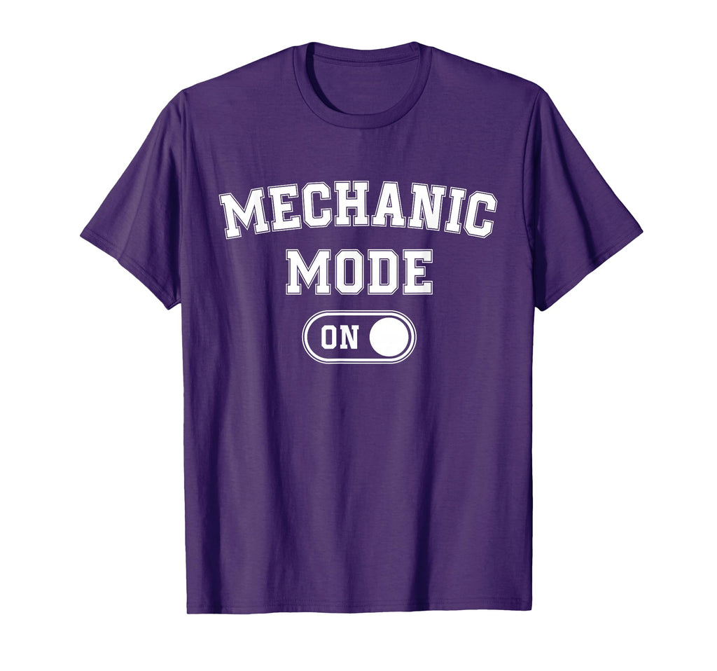 Mechanic Mode Funny Automotive T-Shirt - Unique Graphic for Adults - T-Shirt, Sweatshirt, Hoodie