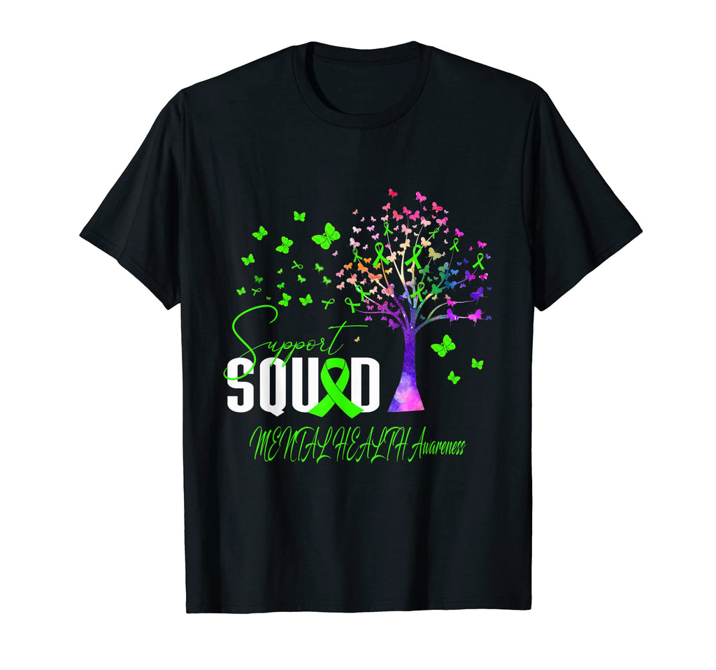 Support Squad Mental Health Awareness T-Shirt - Minimalist Print for Adults - T-Shirt, Sweatshirt, Hoodie