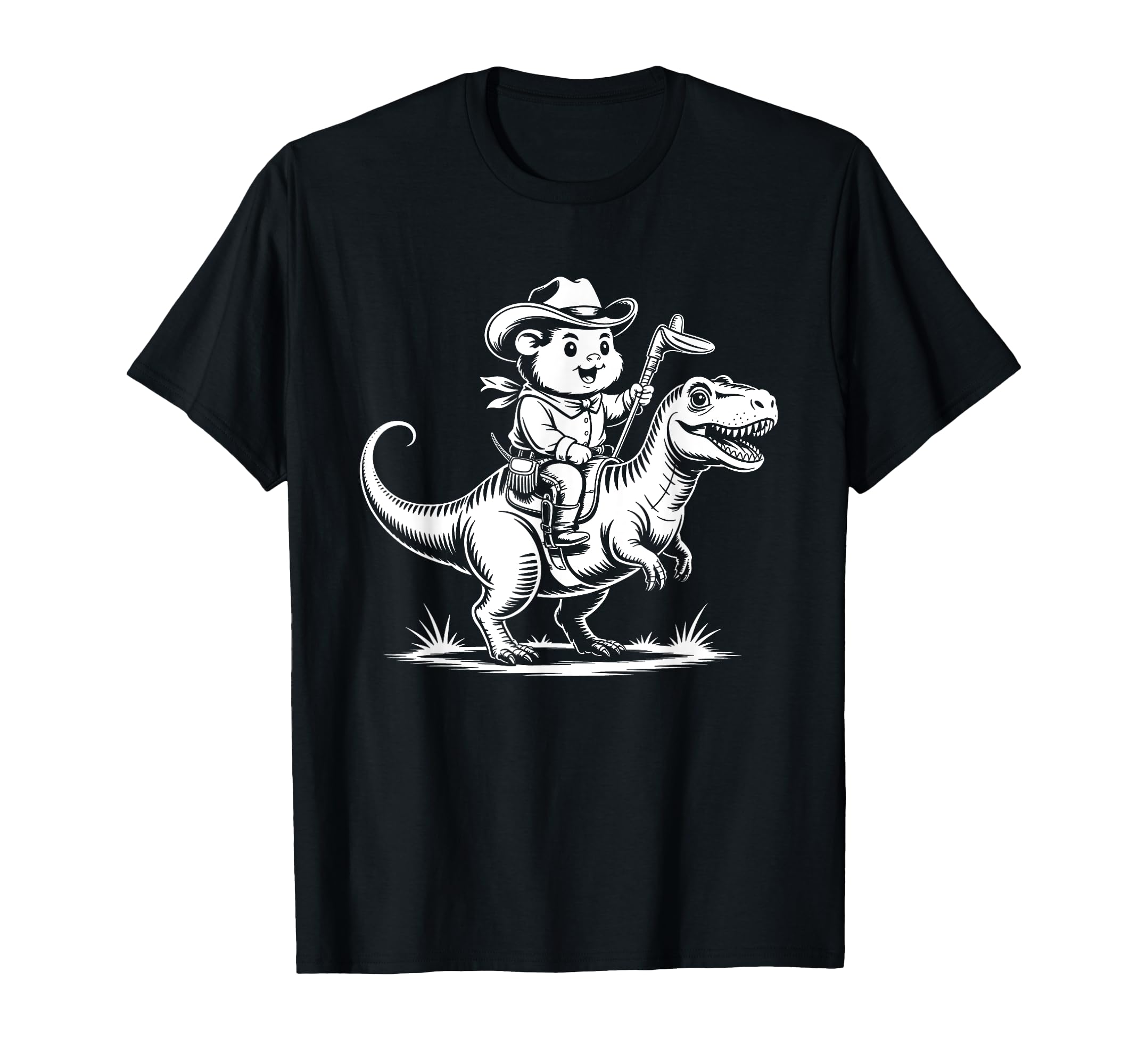 Guinea Pig Cowboy Dinosaur Accessoires T-Shirt - Aesthetic Graphic Unisex - T-Shirt, Sweatshirt, Hoodie
