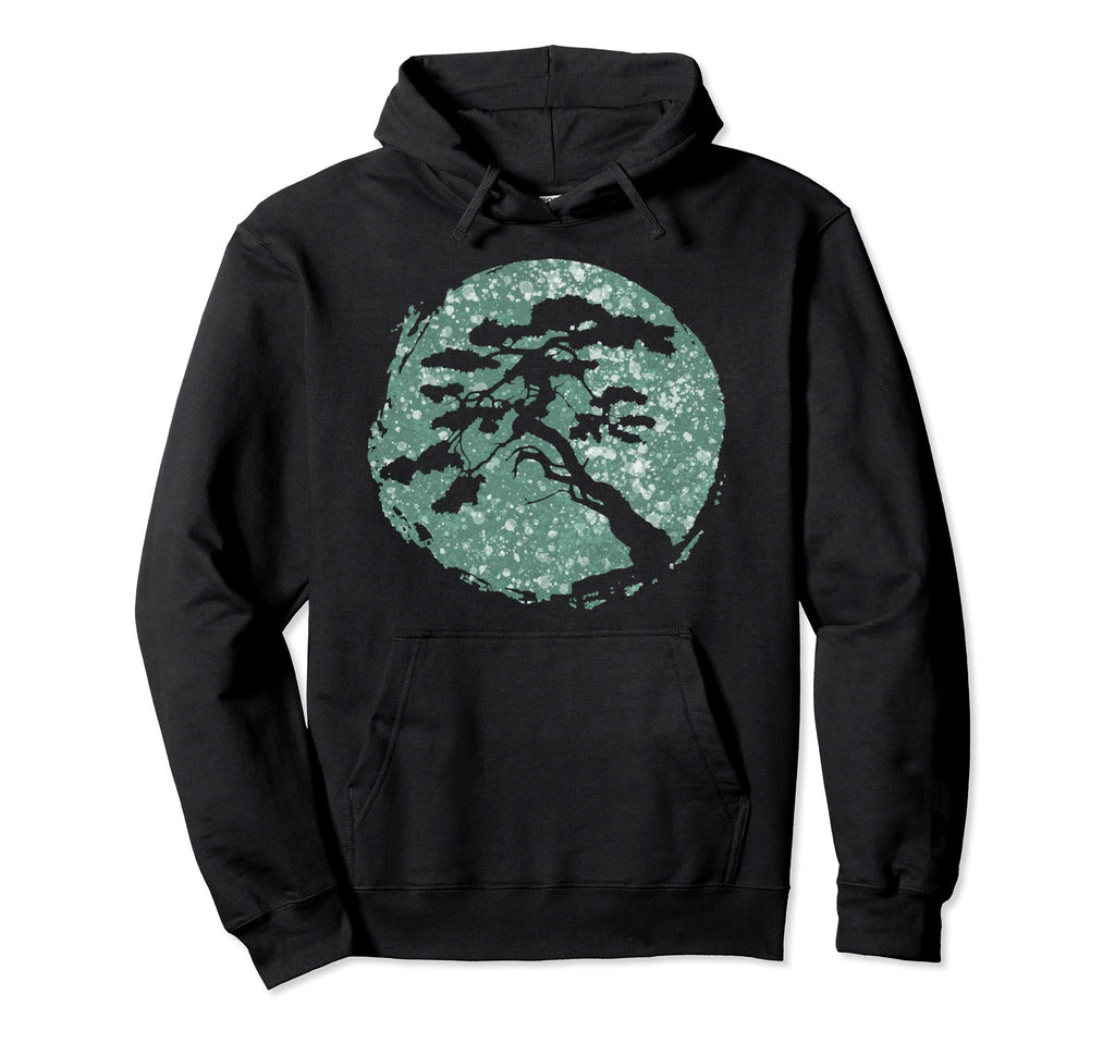 Bonsai Tree Japanese Buddhist Zen Hoodie - Custom Art Print for Adults - T-Shirt, Sweatshirt, Hoodie