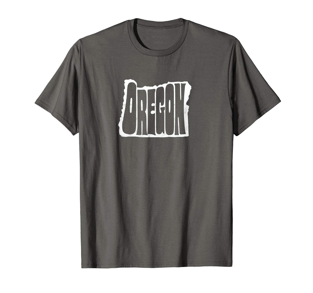 Minimalist State Oregon Typography T-Shirt - Custom Art Print Men Women - T-Shirt, Sweatshirt, Hoodie
