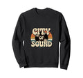 City Sound Vinyl Vibes Sweatshirt - Unique Graphic Unisex - T-Shirt, Sweatshirt, Hoodie