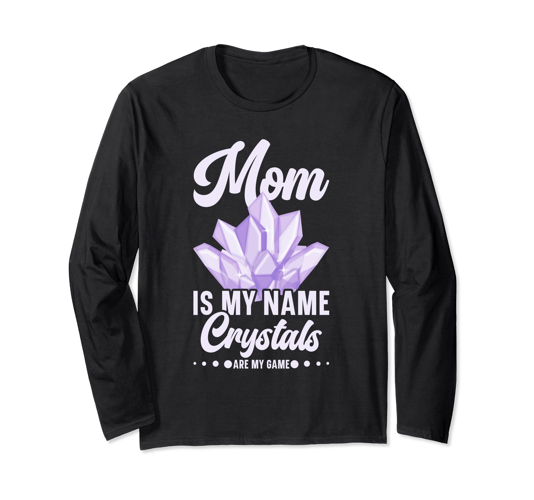 Crystal Healing Mom Sage Crystal T-Shirt - Fun Novelty Design for Adults - T-Shirt, Sweatshirt, Hoodie