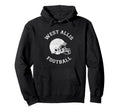 West Allis Football Distressed 1980S Hoodie - Custom Art Print for Adults - T-Shirt, Sweatshirt, Hoodie