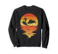 Bullfighting Sunset 70S Bullfighting Sweatshirt - Unique Graphic for Adults - T-Shirt, Sweatshirt, Hoodie