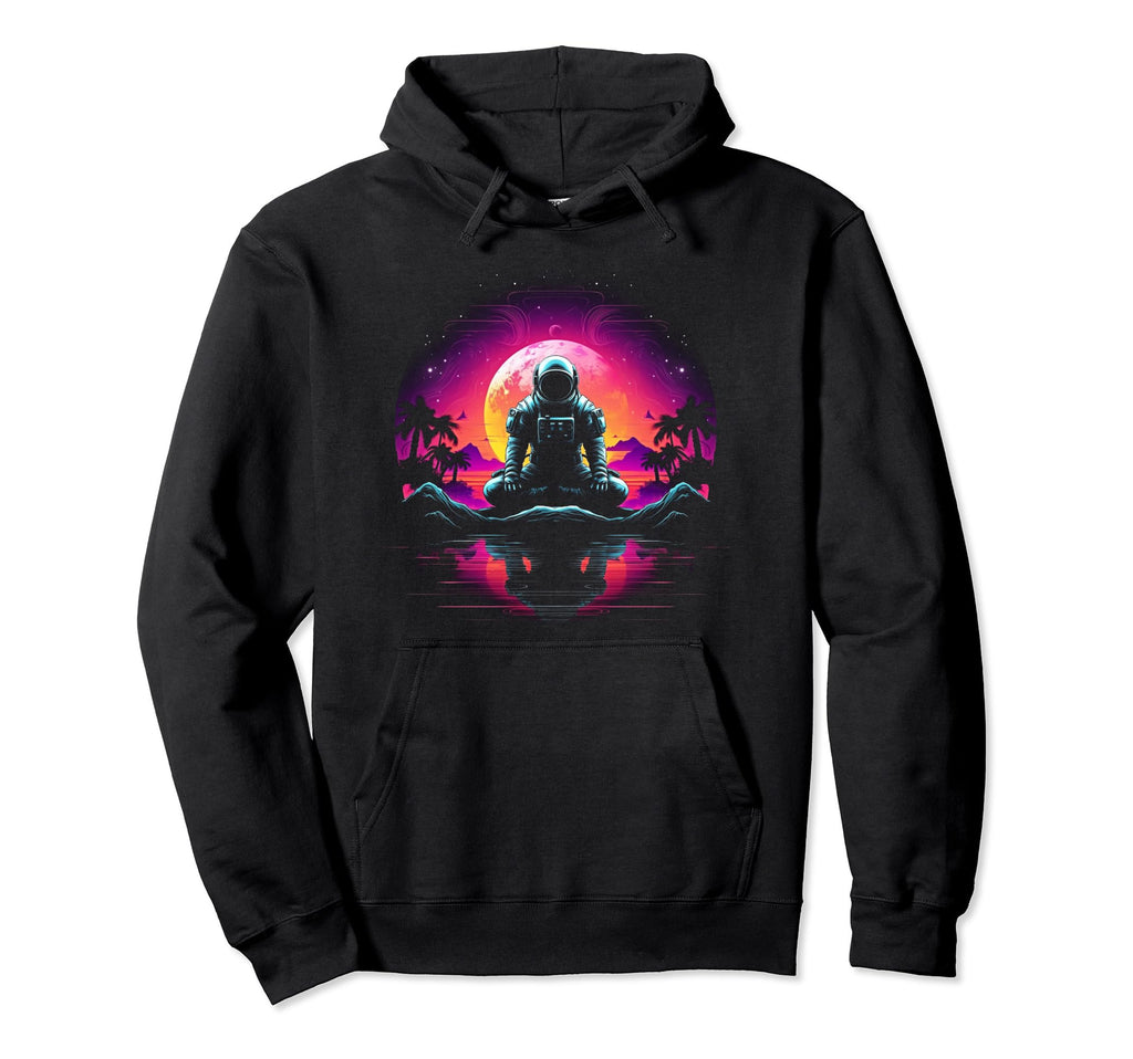 Synthwave Astronaut Cyberpunk 80S Sci Fi 34 Hoodie - Trendy Graphic Unisex - T-Shirt, Sweatshirt, Hoodie