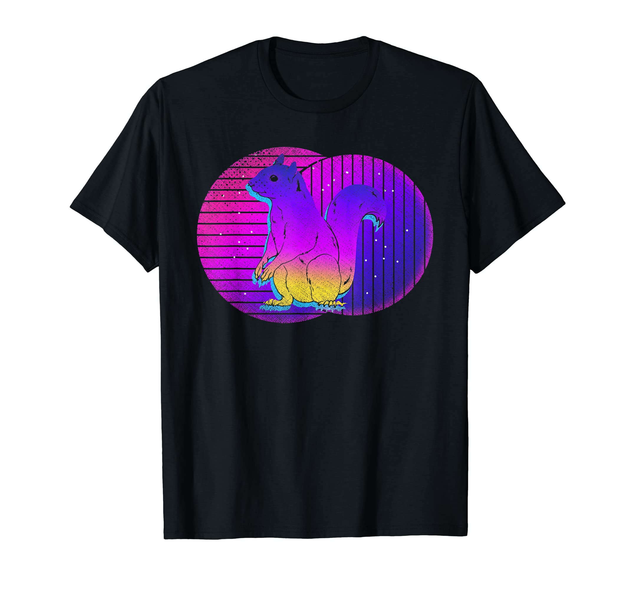 Synthwave Forest Animal Vaporwave T-Shirt - Custom Art Print for Adults - T-Shirt, Sweatshirt, Hoodie