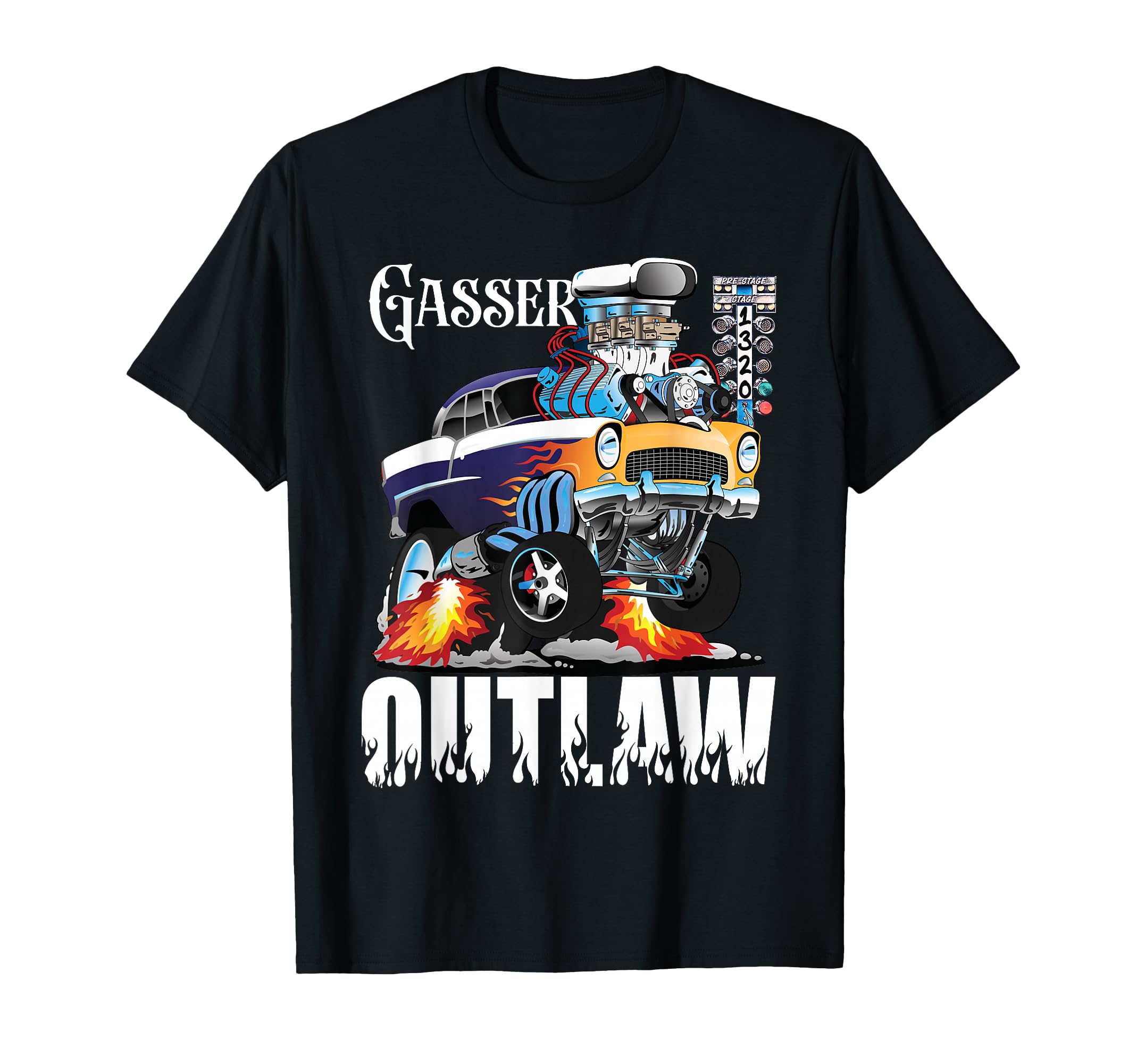 Gasser Outlaw Class Drag Racing Race T-Shirt - Novelty Apparel Men Women - T-Shirt, Sweatshirt, Hoodie