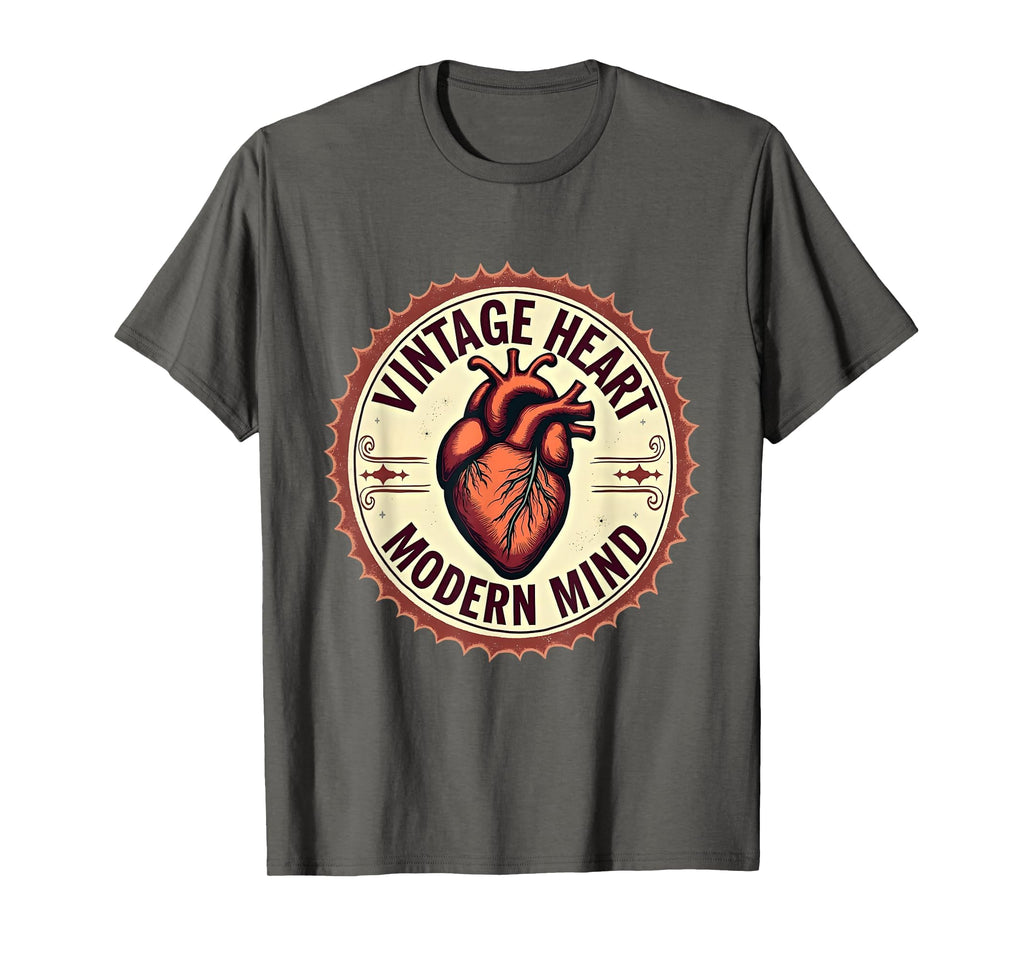 Heart Modern Mind T-Shirt - Graphic Print for Adults - T-Shirt, Sweatshirt, Hoodie