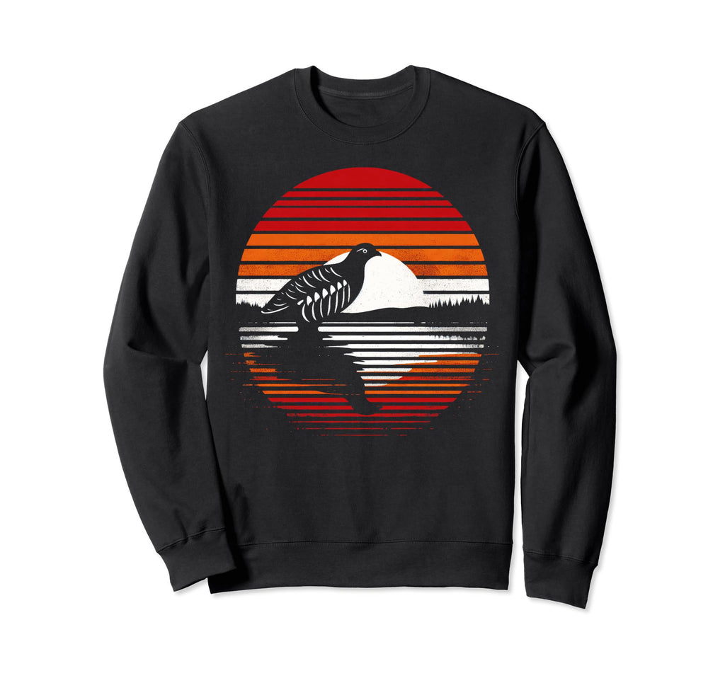 Ptarmigan Bird Sunset Safari 70S Sweatshirt - Casual Everyday Wear Unisex - T-Shirt, Sweatshirt, Hoodie
