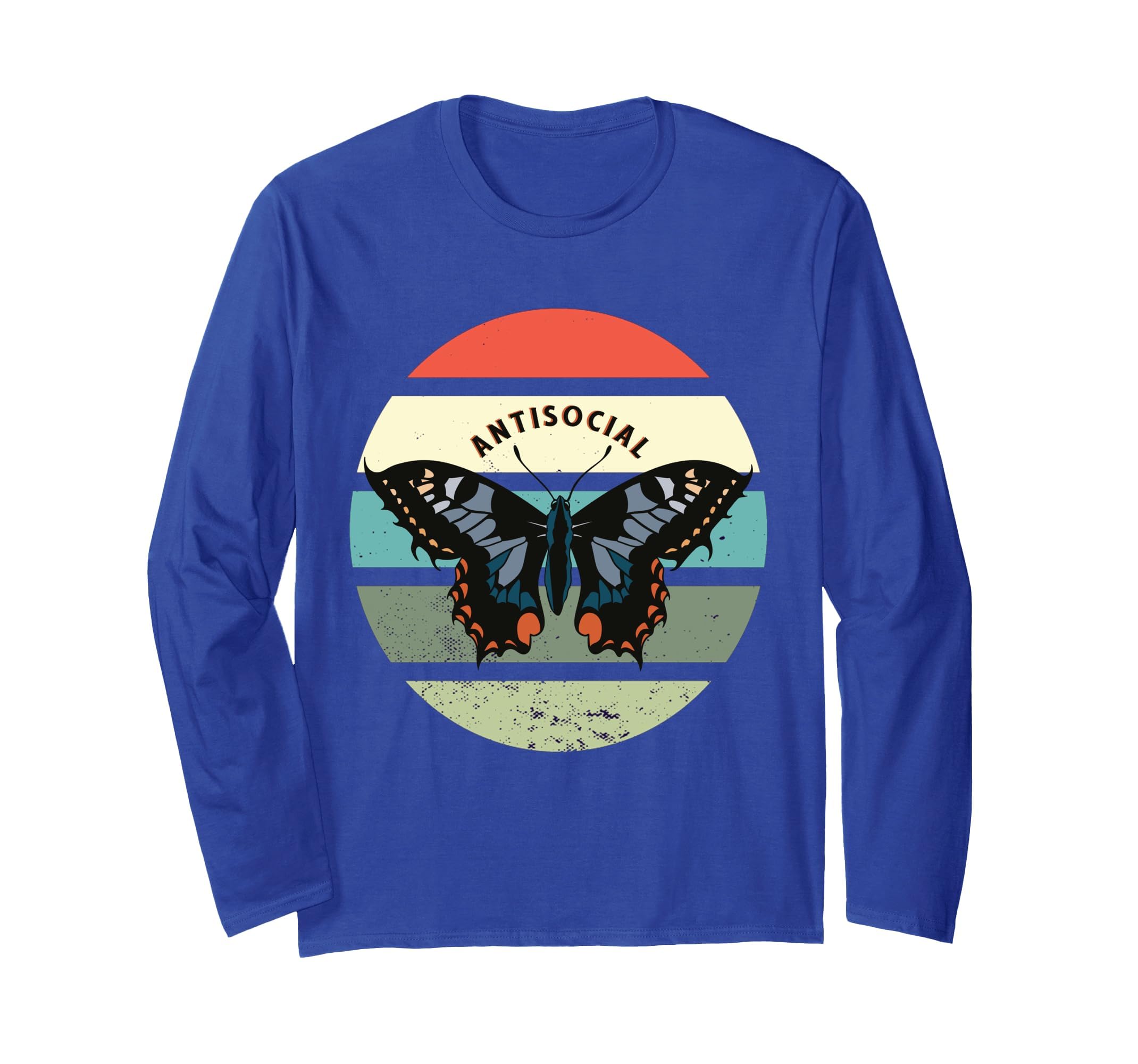 Fairy Womens Anti Social Butterfly T-Shirt - Aesthetic Graphic for Adults - T-Shirt, Sweatshirt, Hoodie