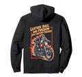 Funny Motorcycle Riding Biker Skeleton Hoodie - Trendy Graphic Men Women - T-Shirt, Sweatshirt, Hoodie