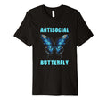 Antisocial Butterfly T-Shirt - Streetwear Style for Adults - T-Shirt, Sweatshirt, Hoodie