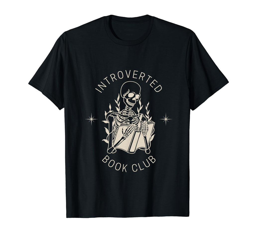 Introverted Book Club Social Club T-Shirt - Aesthetic Graphic Unisex - T-Shirt, Sweatshirt, Hoodie