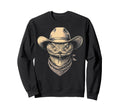 Rattlesnake Cowboy Hat Bandana Sweatshirt - Casual Everyday Wear Men Women - T-Shirt, Sweatshirt, Hoodie