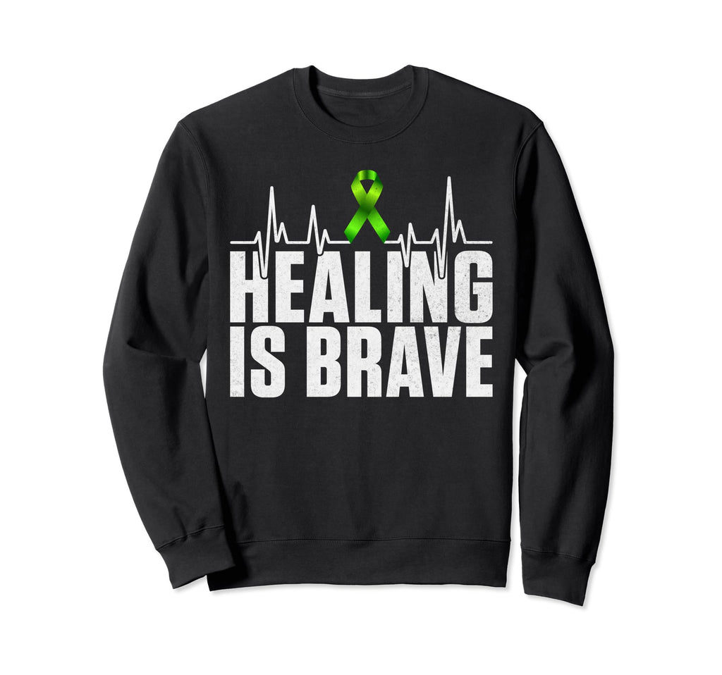 Healing Is Brave Mental Health Sweatshirt - Aesthetic Graphic Unisex - T-Shirt, Sweatshirt, Hoodie