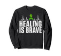 Healing Is Brave Mental Health Sweatshirt - Aesthetic Graphic Unisex - T-Shirt, Sweatshirt, Hoodie