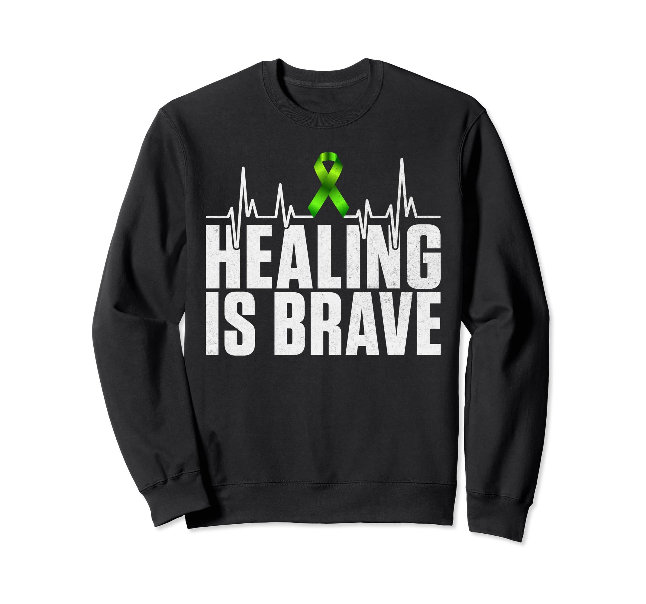 Healing Is Brave Mental Health Sweatshirt - Aesthetic Graphic Unisex - T-Shirt, Sweatshirt, Hoodie