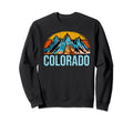 Colorado Mountains Distressed Sweatshirt - Streetwear Style Unisex - T-Shirt, Sweatshirt, Hoodie