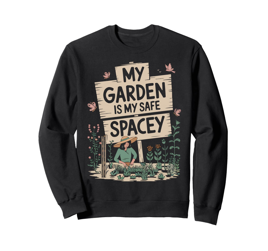 Introvert Gardener Shyness Garden Sweatshirt - Graphic Print for Adults - T-Shirt, Sweatshirt, Hoodie