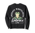 Morning Meditation Bliss Yoga Sweatshirt - Trendy Graphic Unisex - T-Shirt, Sweatshirt, Hoodie