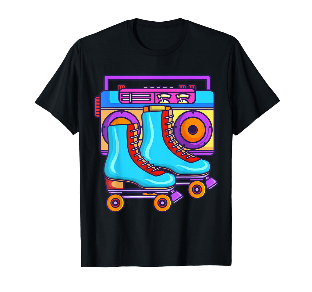 80S Rollerskates Roller Skating T-Shirt - Fun Novelty Design Unisex - T-Shirt, Sweatshirt, Hoodie
