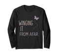 Anti Social Butterfly Introvert Meme T-Shirt - Minimalist Print Unisex - T-Shirt, Sweatshirt, Hoodie