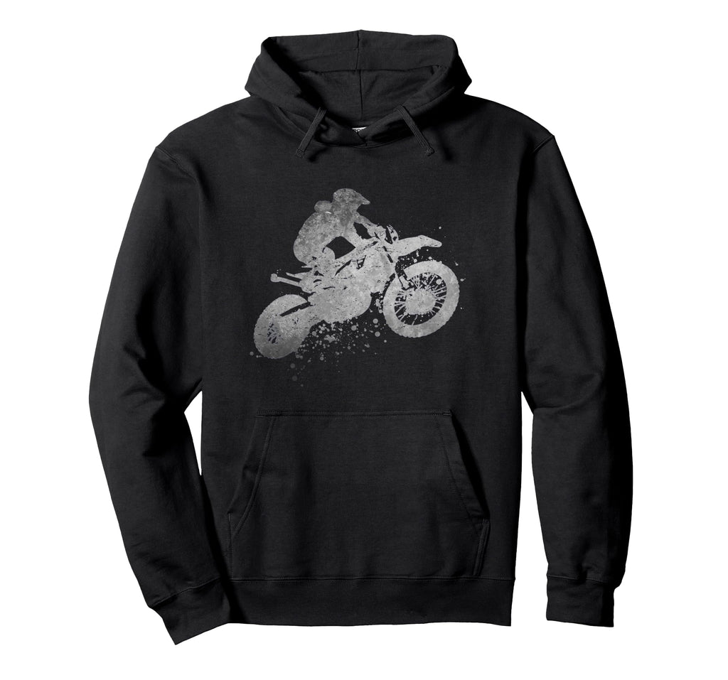 Dirt Bike Rider Racing Extreme Sports Teen Hoodie - Custom Art Print Unisex - T-Shirt, Sweatshirt, Hoodie