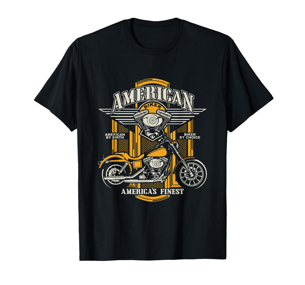 Motorcycle Americas Finest Biker T-Shirt - Unique Graphic for Adults - T-Shirt, Sweatshirt, Hoodie