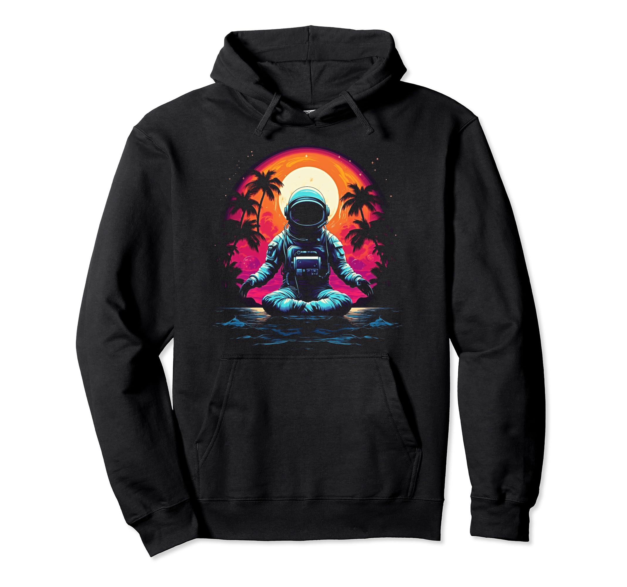 Synthwave Astronaut Cyberpunk 80S Sci Fi 36 Hoodie - Novelty Apparel Unisex - T-Shirt, Sweatshirt, Hoodie