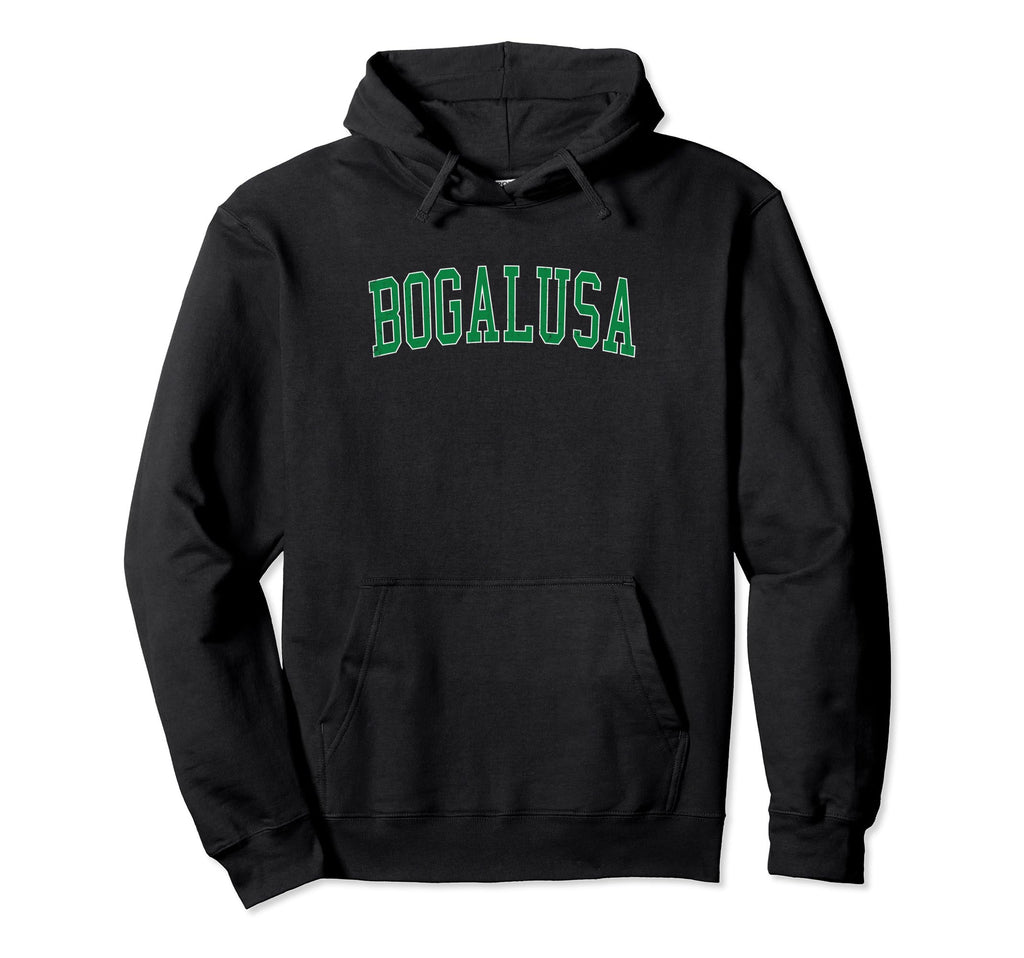 Bogalusa La Distressed Green Varsity Hoodie - Custom Art Print for Adults - T-Shirt, Sweatshirt, Hoodie