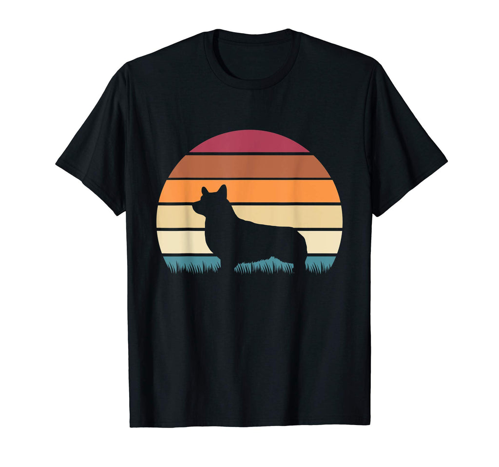 Sunset Dog Pet Lover Welsh Corgie T-Shirt - Novelty Apparel Unisex - T-Shirt, Sweatshirt, Hoodie