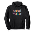Social Worker Mom Aesthetic Caregiver Hoodie - Fun Novelty Design Unisex - T-Shirt, Sweatshirt, Hoodie