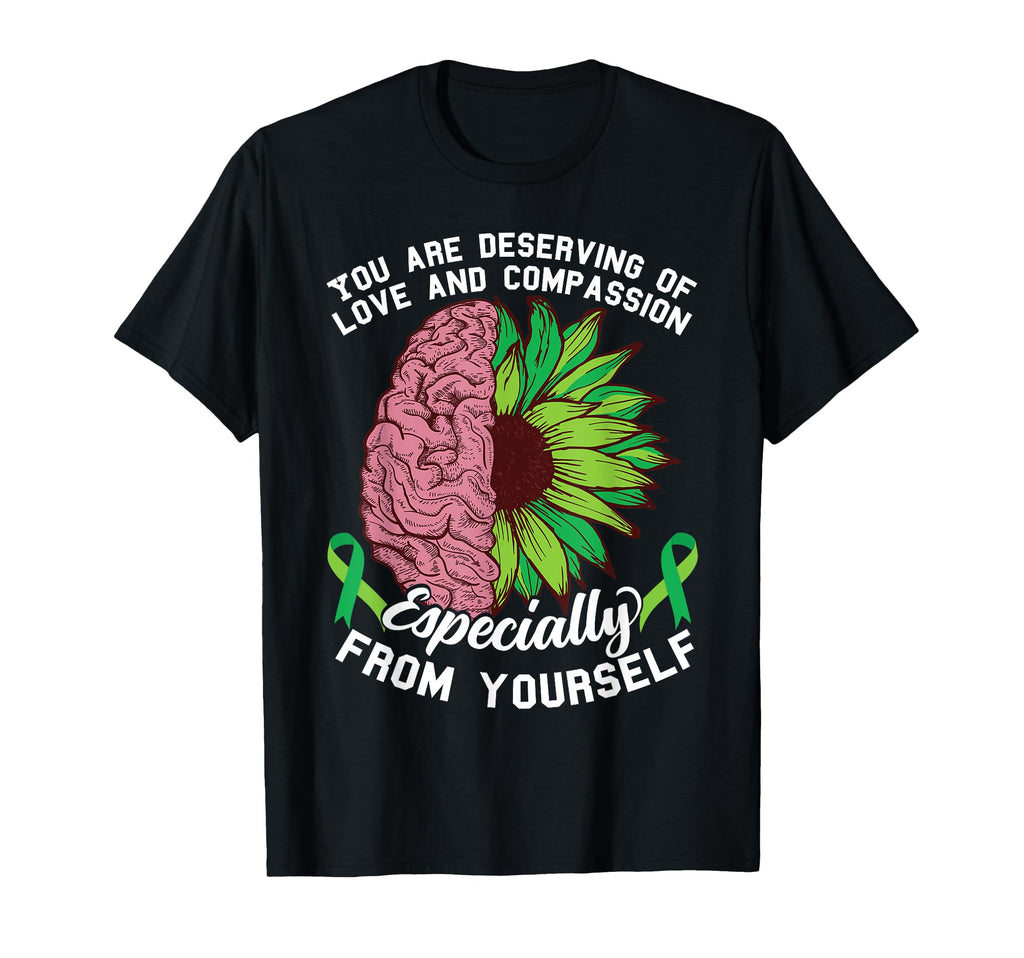 Green Ribbon Mental Health Awareness T-Shirt - Streetwear Style for Adults - T-Shirt, Sweatshirt, Hoodie
