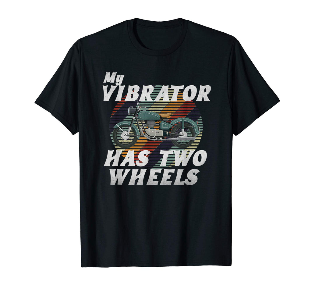 My Vibrator Has Two Wheels American T-Shirt - Aesthetic Graphic Unisex - T-Shirt, Sweatshirt, Hoodie