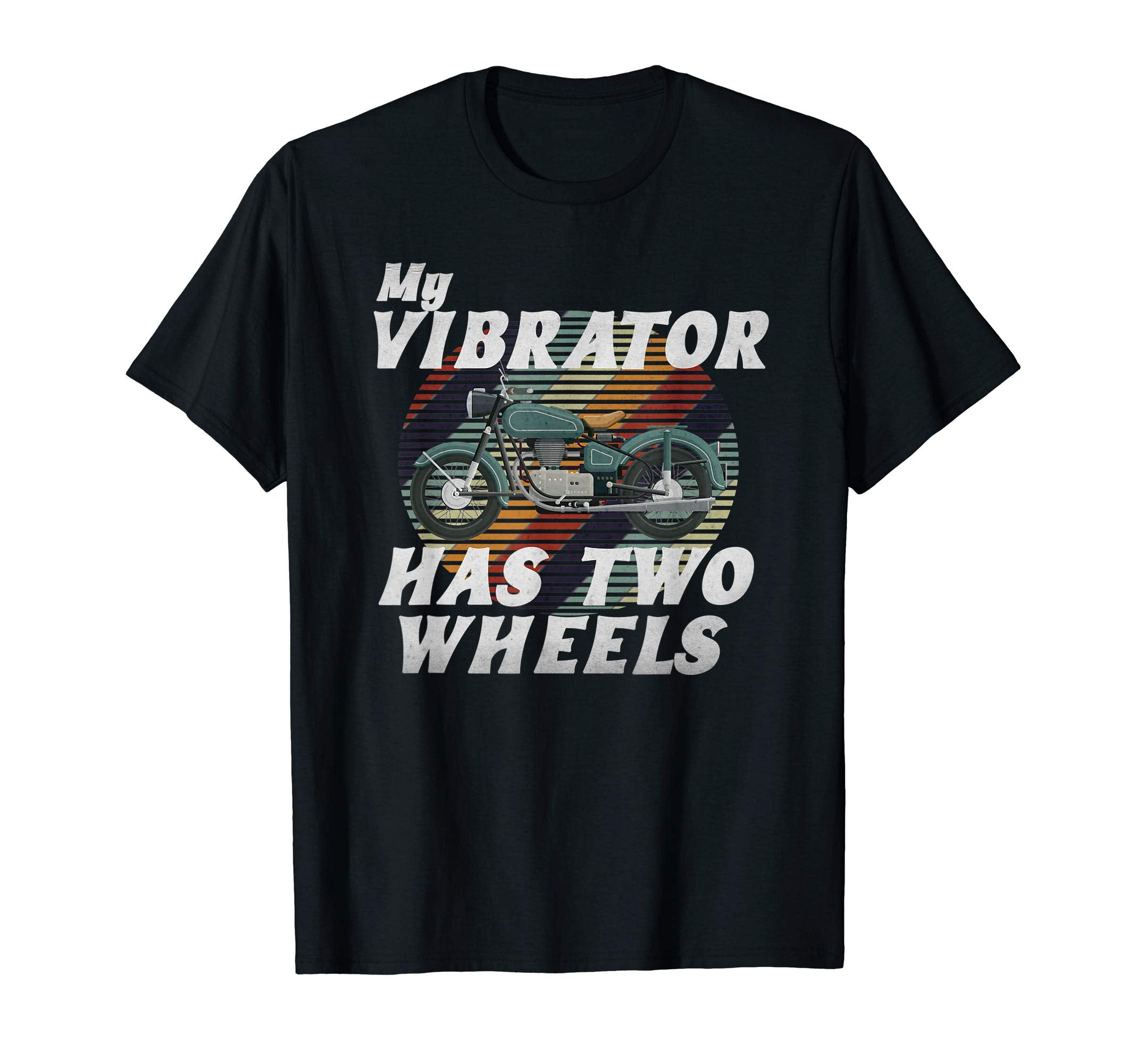 My Vibrator Has Two Wheels American T-Shirt - Aesthetic Graphic Unisex - T-Shirt, Sweatshirt, Hoodie