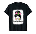 Messy Bun Mental Health Matters Gift T-Shirt - Minimalist Print Men Women - T-Shirt, Sweatshirt, Hoodie