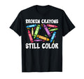 Broken Crayons Still Color Mental T-Shirt - Trendy Graphic for Adults - T-Shirt, Sweatshirt, Hoodie