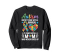 Autism Mom Autistic Child Mother Sweatshirt - Trendy Graphic for Adults - T-Shirt, Sweatshirt, Hoodie