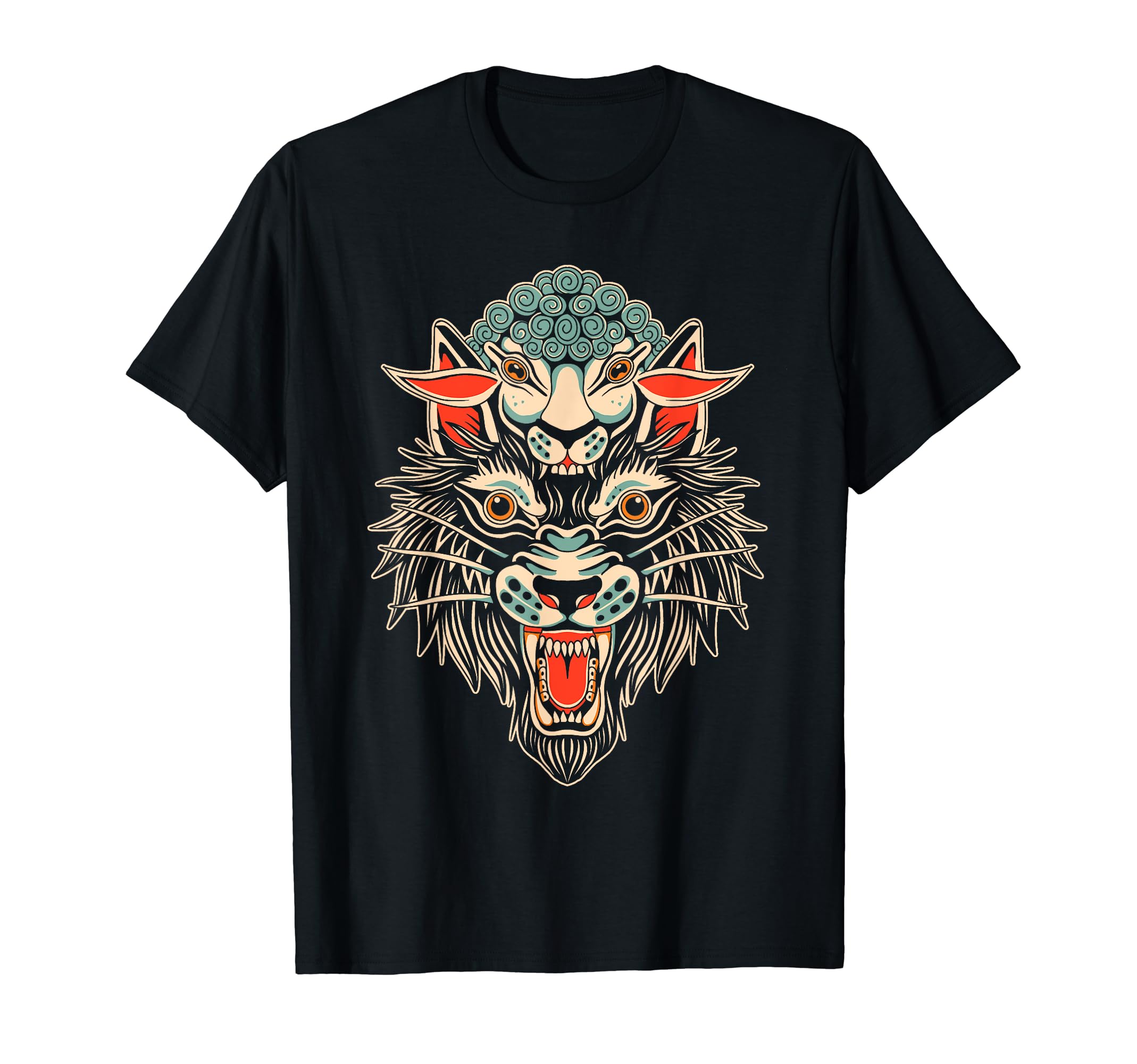 Wolf Sheeps American Traditional Tattoo T-Shirt - Novelty Apparel Unisex - T-Shirt, Sweatshirt, Hoodie